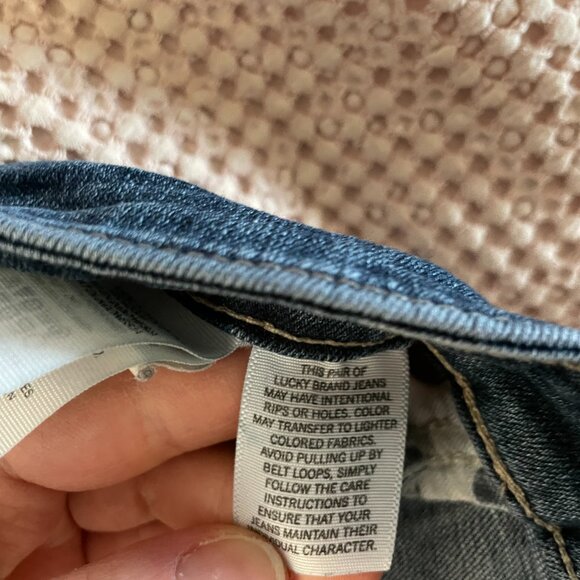 Lucky Brand High Rise Dark Wash Bridgette Skinny Jeans Size 27 - Picture 5 of 15